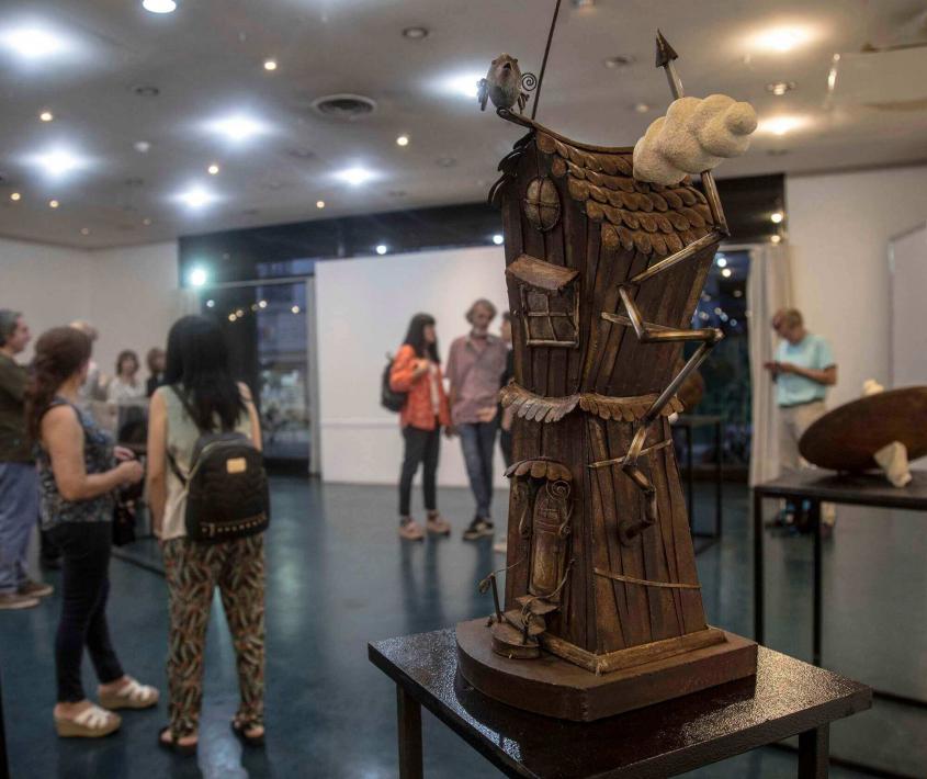 Exposición de esculturas Nicola Sacco