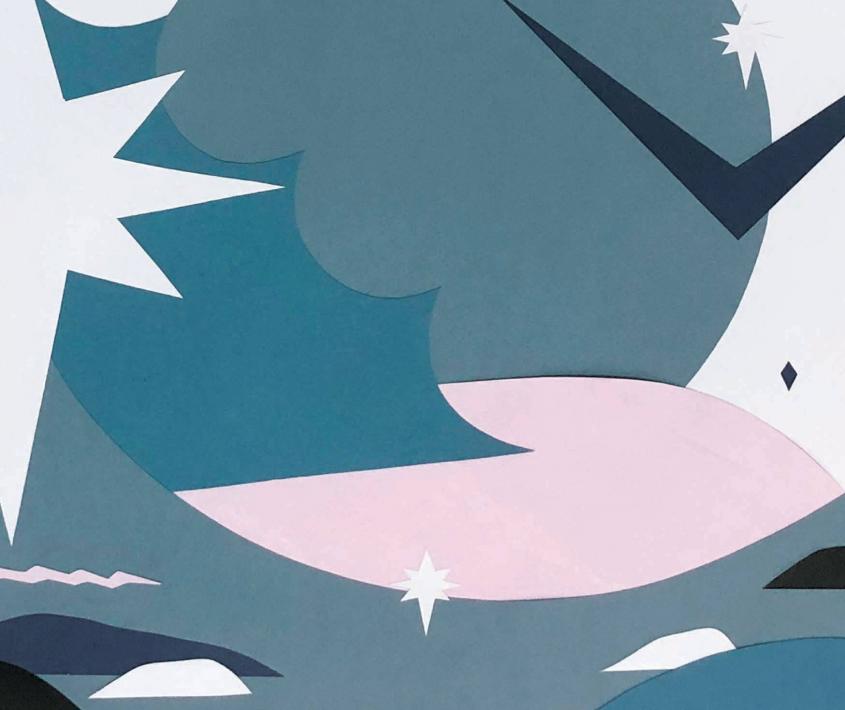 Vivir así: collages, murales y poesía