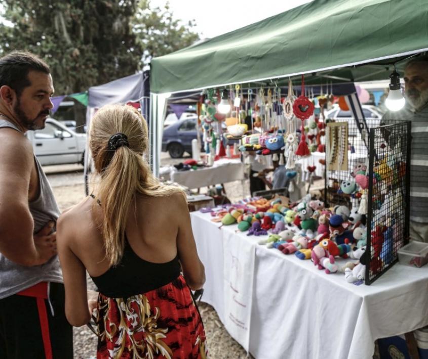 Feria verde en Plaza López