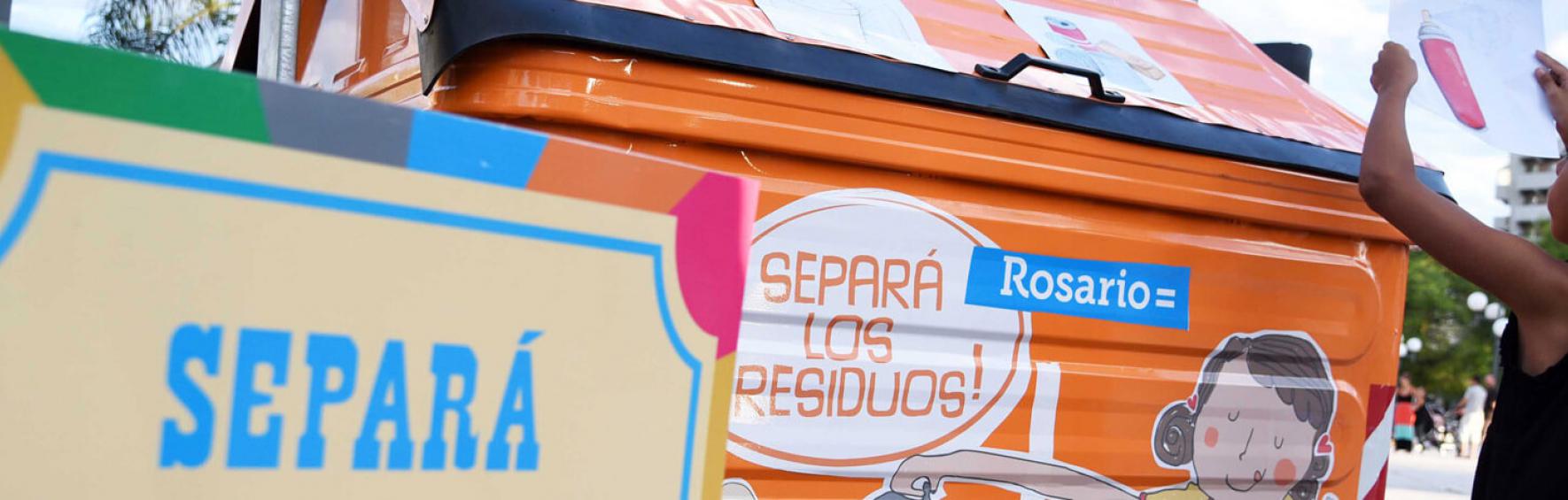 contenedor Contenedor naranja